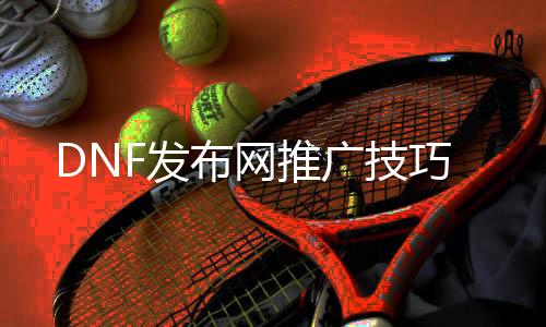 DNF发布网推广能力