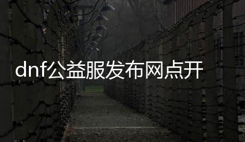 dnf公益服发布网点开始没回响怎么办理,dnf公益服发布网启动问题办理要领